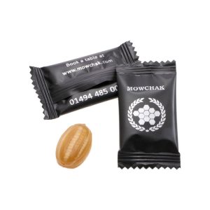 Promotional Branded Flow Wrapped Mint Humbugs
