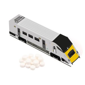 Promotional Branded Eco Train Box – Midi Mints